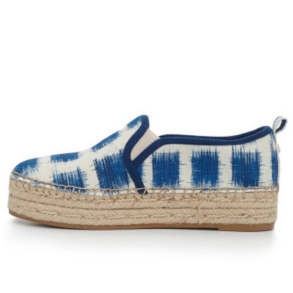 SAM EDELMAN Ikat Print Espadrilles Slip On Platform - Picture 3 of 15